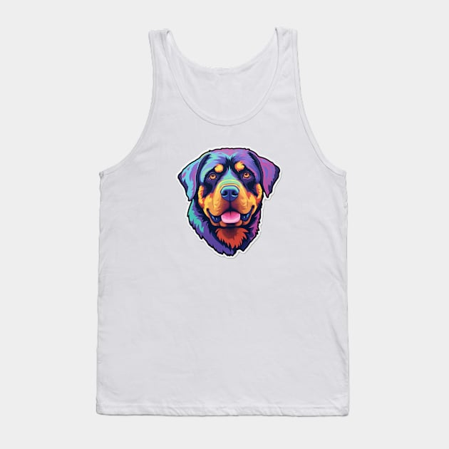 Robust Rottweiler - Canine Companion Design Tank Top by InTrendSick